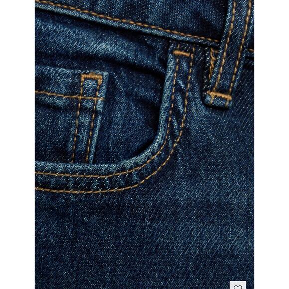 MNG by Mango  Flared Mid-Rise Jeans in Dark Blues‎ size 4 NEW - Picture 4 of 10